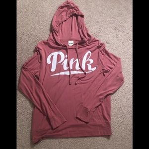 EUC Hooded PINK top size XS